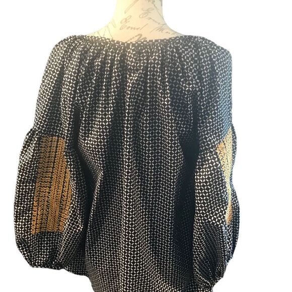 Nu New York Boho Blouse Extra Large XL - Picture 3 of 14